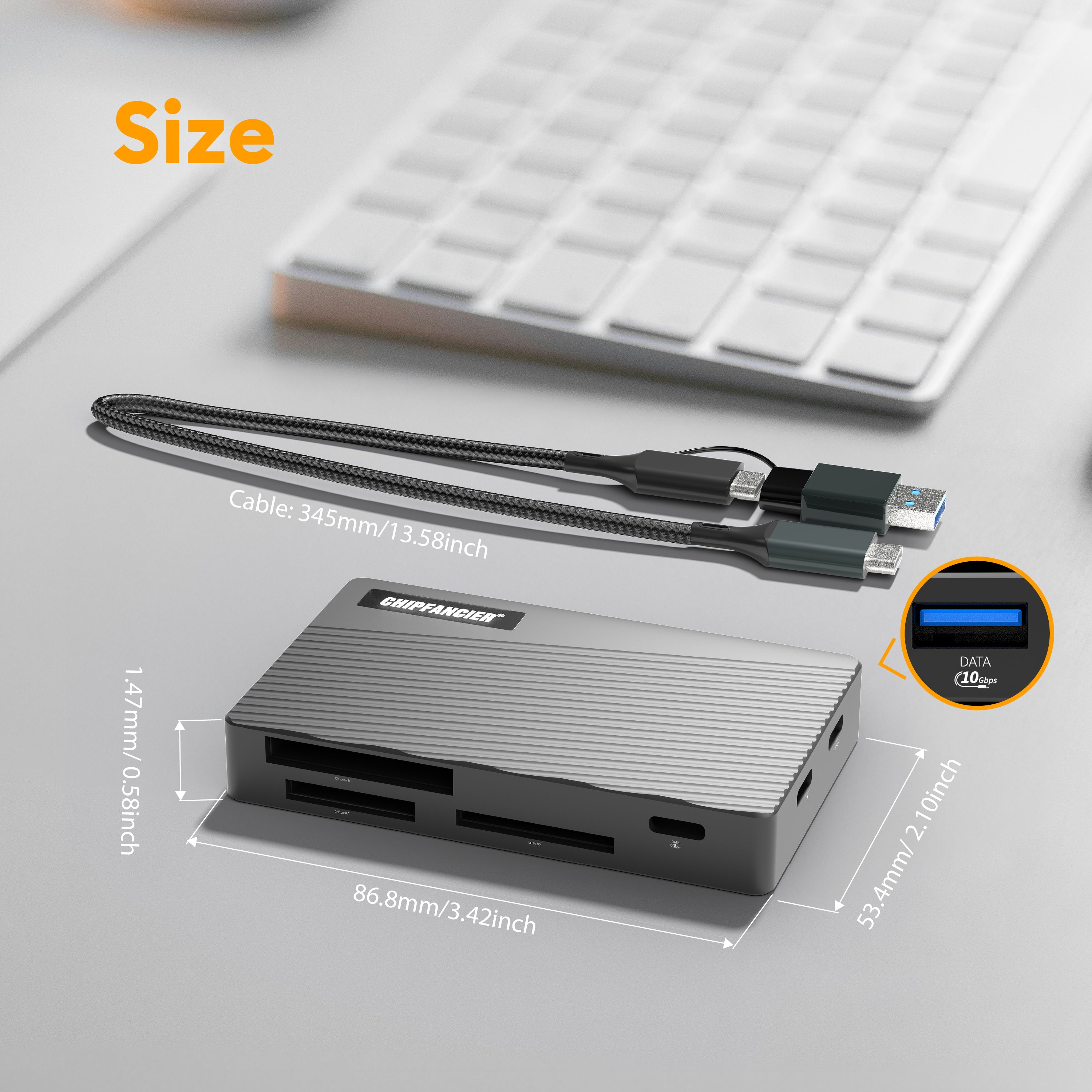 Multi-All-in-One Multifunctional Card Reader USB3.2 GEN2