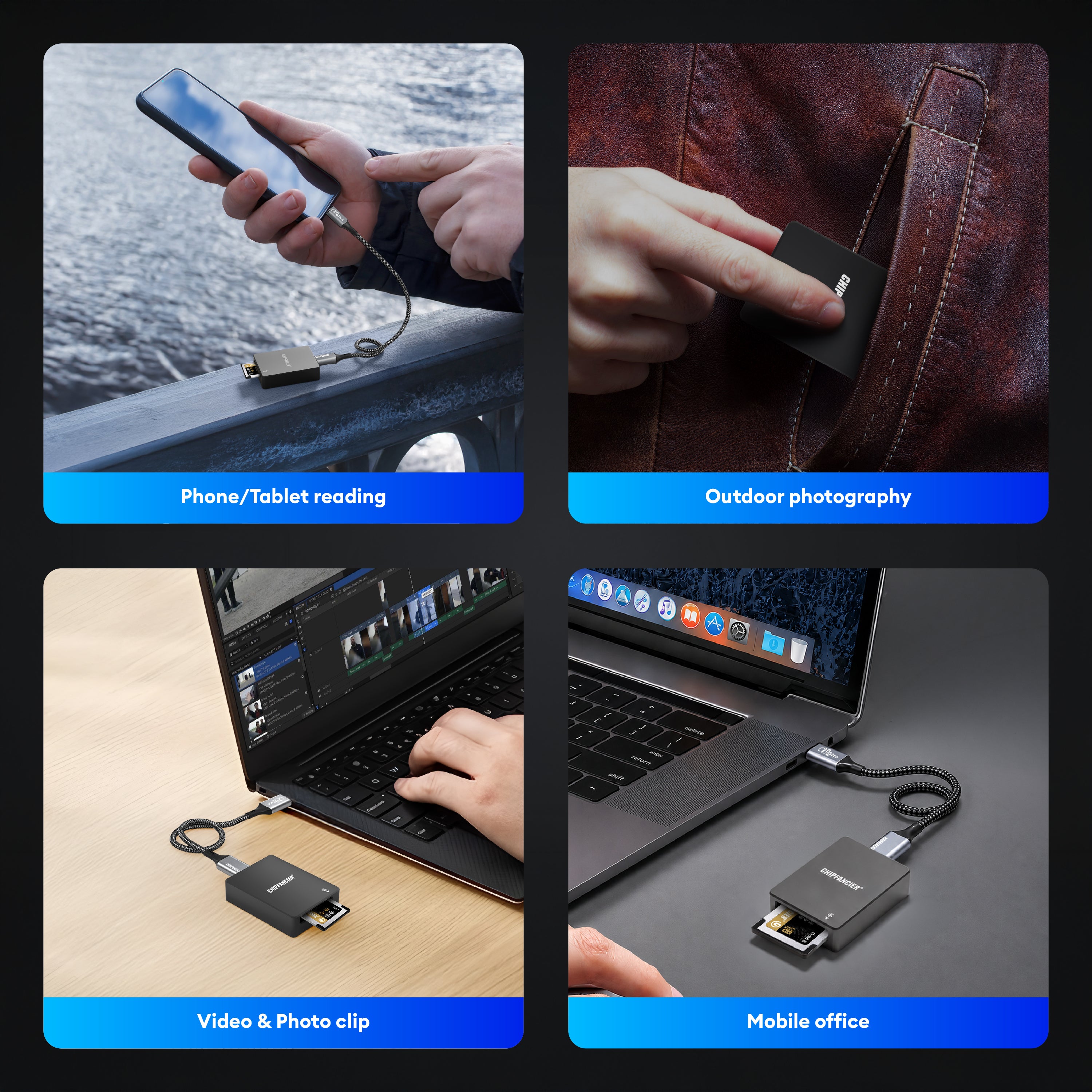CFexpress Type A Card Reader with USB 3.2(Gen 2) 10Gbps