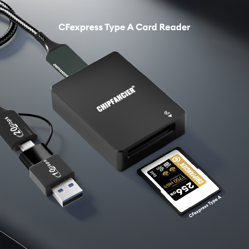 CFexpress Type A Card Reader with USB 3.2(Gen 2) 10Gbps