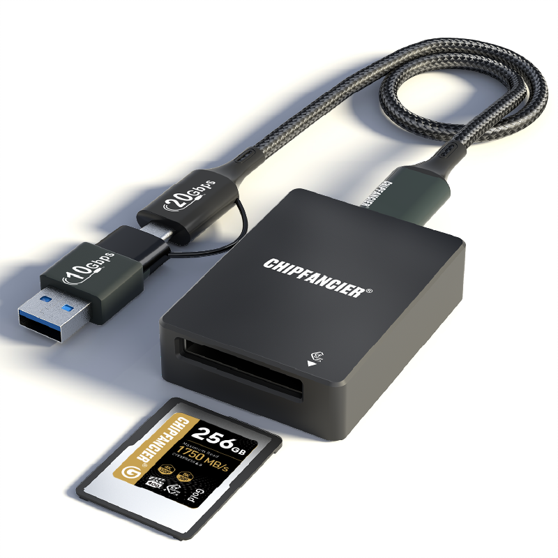 CFexpress Type A Card Reader with USB 3.2(Gen 2) 10Gbps
