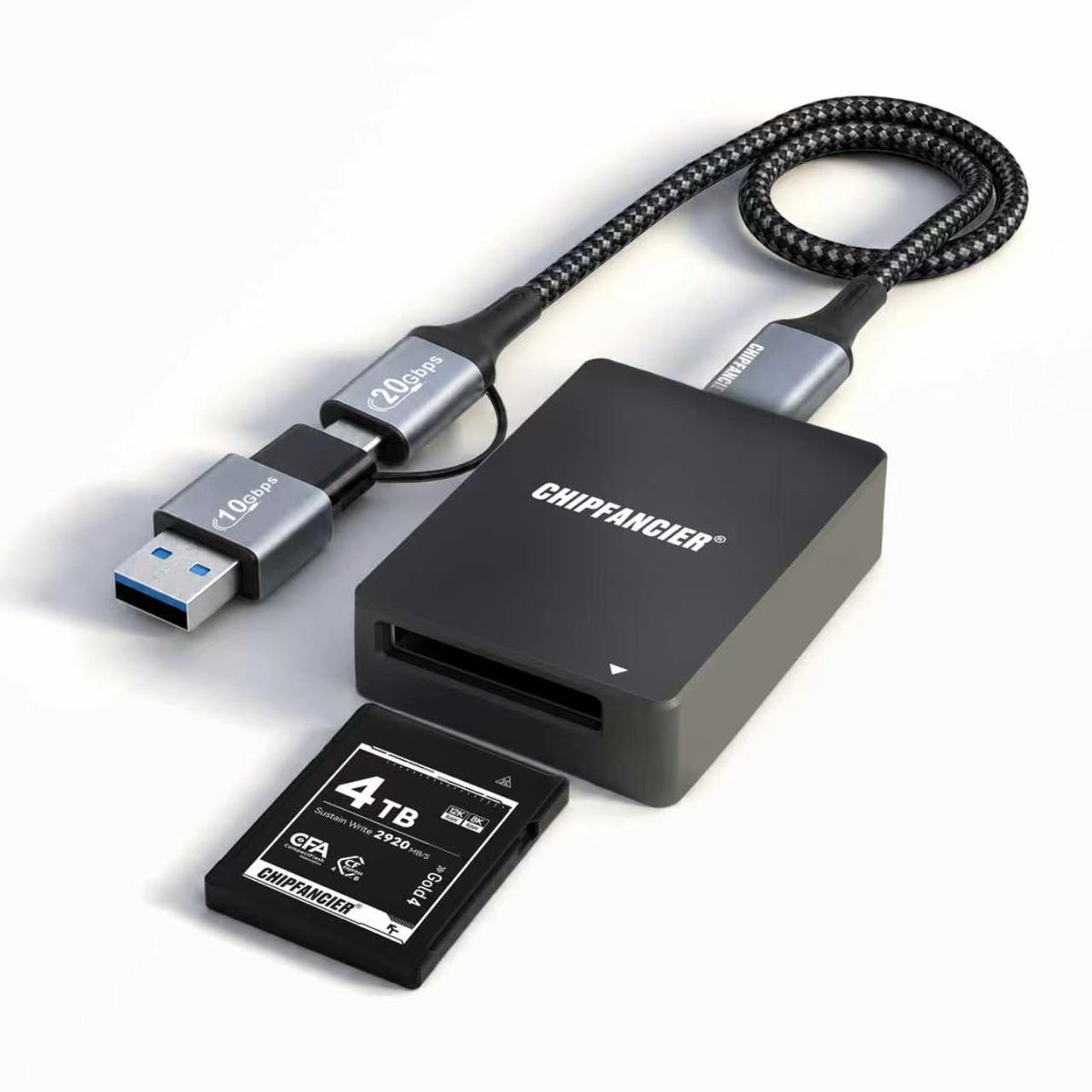 CFexpress Type B Card Reader with USB 3.2(Gen 2) 10Gbps