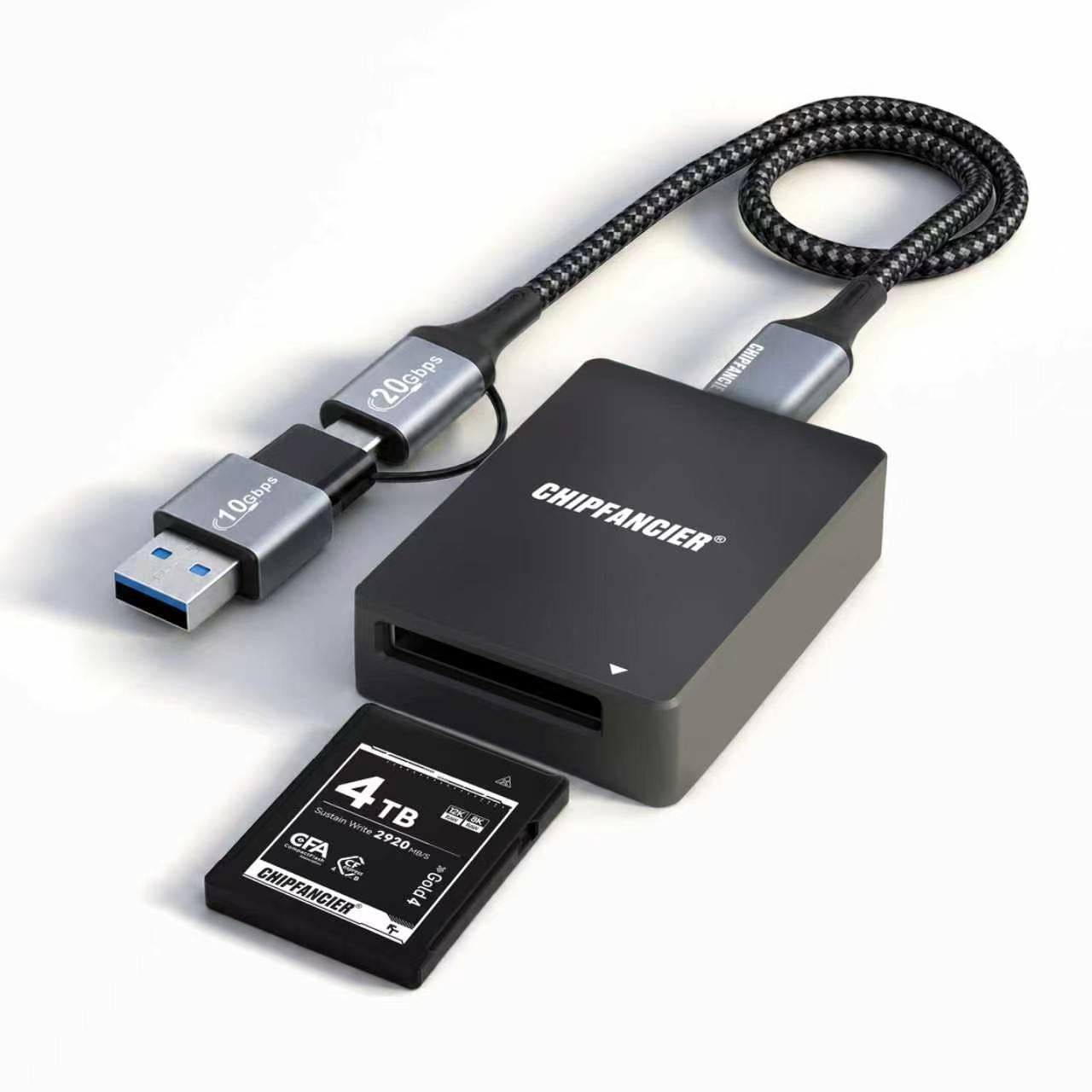 CFexpress Type B Card Reader with USB 3.2(Gen 2) 10Gbps